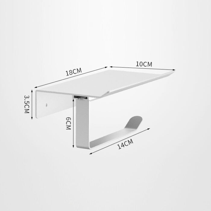 Manufacturer supply removable toilet paper towel holder with mobile phone holder BR95902A - Image 10