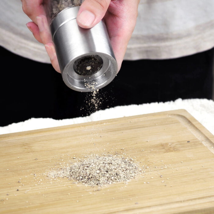 Stainless Steel Adjustable Ceramic Blades Salt and Pepper Grinder Spice Mill G108 - Image 4