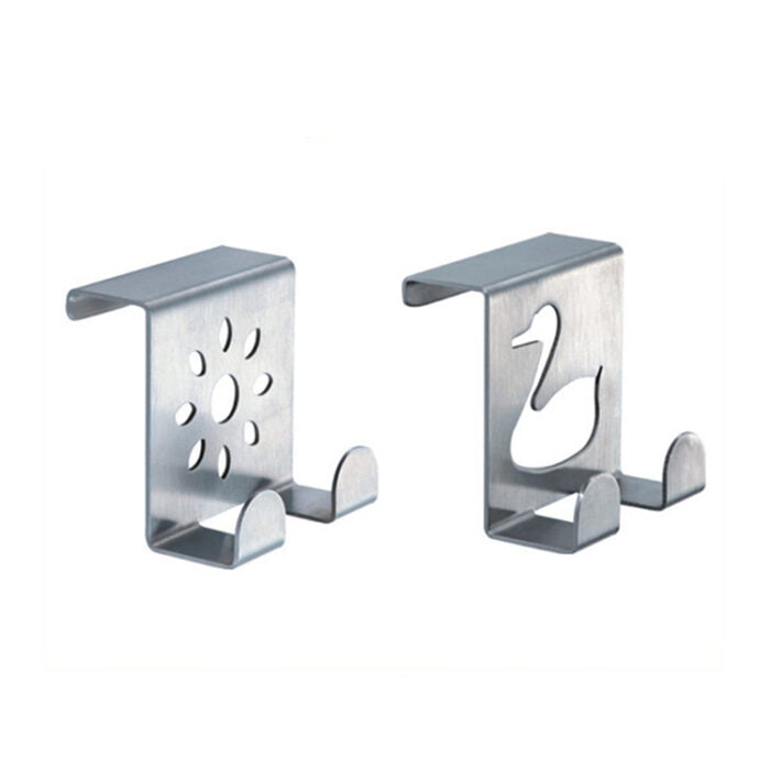 Stainless Steel Cabinet Over Door Hook 2 Hooks H101 - Image 4