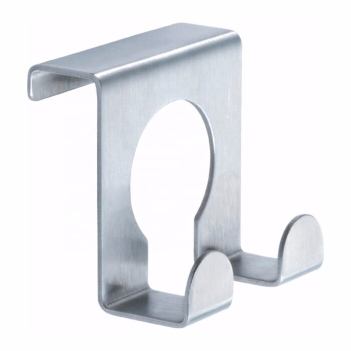 Stainless Steel Cabinet Over Door Hook 2 Hooks H101 - Image 5