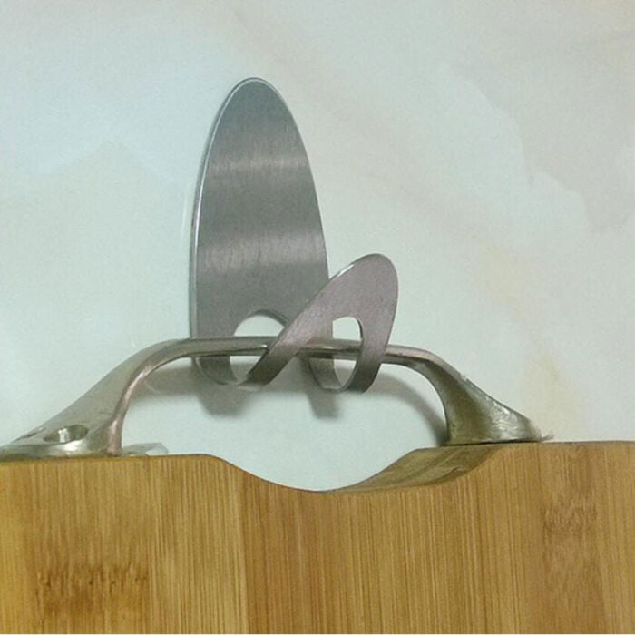 No Drilling Stainless Steel Towel Hooks Wall Mounted Coat Hooks H802/H363/H365 - Image 4