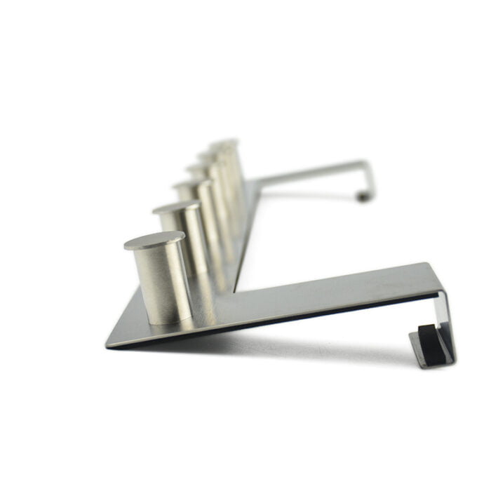 Over The Door Hooks Clothing Hanger Stainless Steel Over The Door Hooks BMA H612 - Image 4