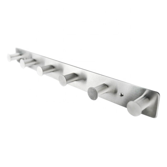 Heavy Duty Stainless Steel Coat Rack Wall Mounted for Coat Hat Towel Purse Robes Kitchen Bedroom Bathroom H612S - Image 2