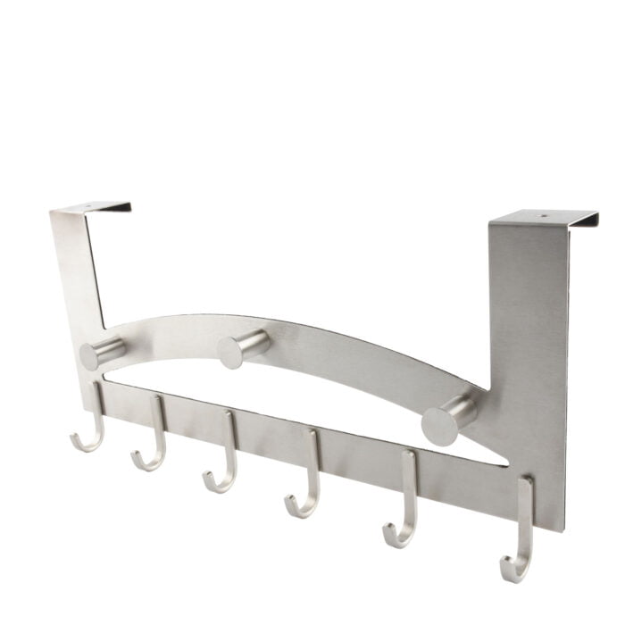 Stainless Steel Over Door Hook With 9 Hooks BMA H661 - Image 6