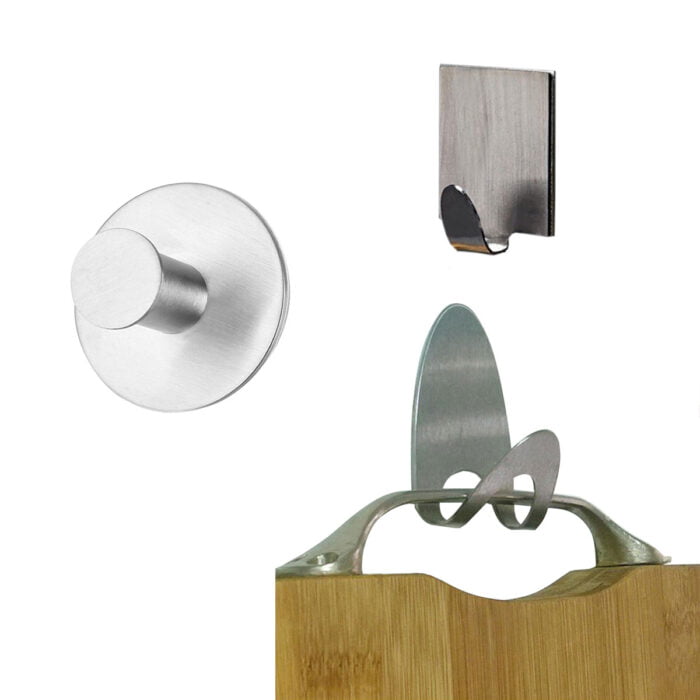 No Drilling Stainless Steel Towel Hooks Wall Mounted Coat Hooks H802/H363/H365