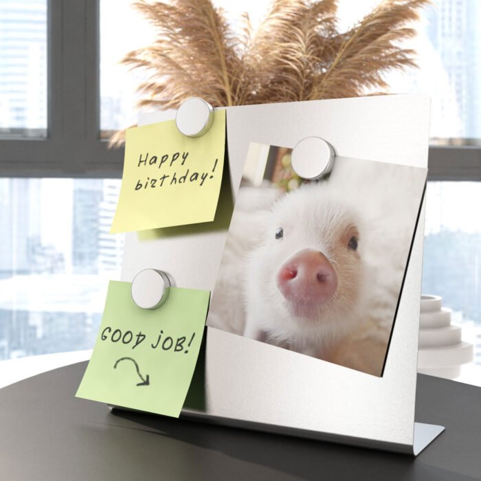 Metal Desktop Memo Board Record Board H855