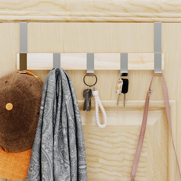 Heavy Duty Wood Coat Hooks Customized Over Door Hooks Coat Hat Towel Hook Rack H888