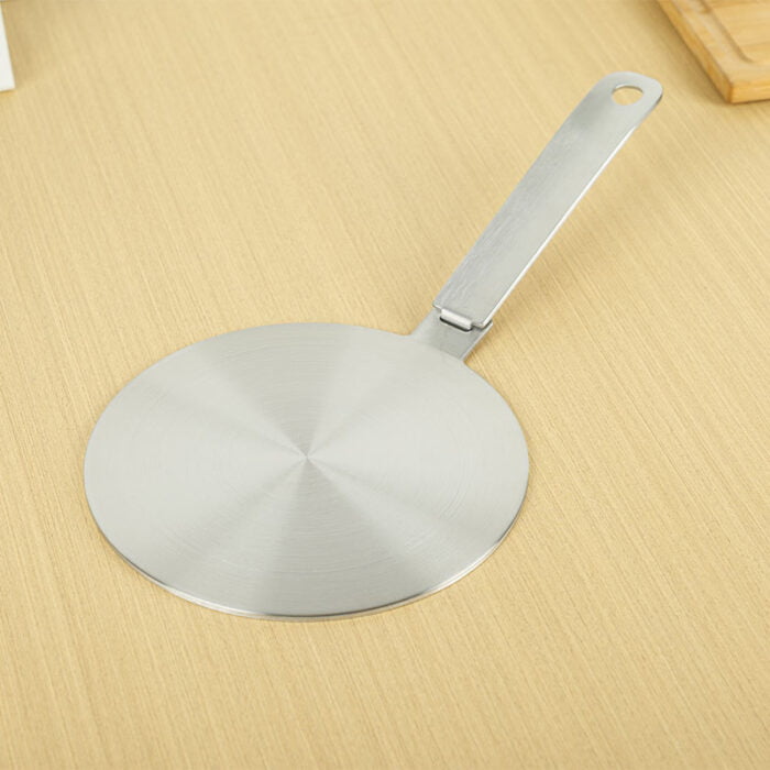 Heat Diffuser Plate Induction Adapter Stainless Steel Removable Handle BMA HDP008 - Image 7