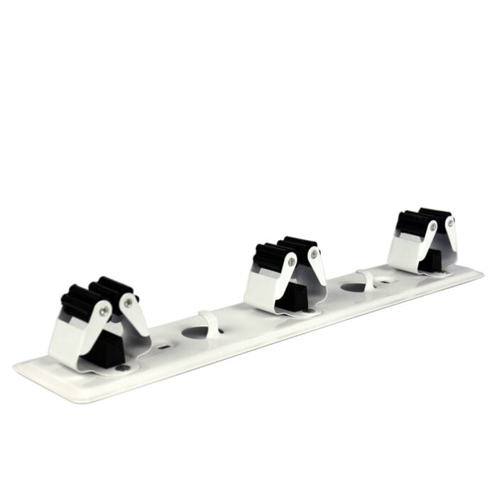 Iron Mop and Broom Holder Wall Mounted Heavy Duty Broom Garden Tool Organizer Mop Hanger BMA KC324 - Image 3