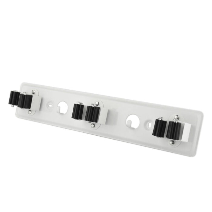 Iron Mop and Broom Holder Wall Mounted Heavy Duty Broom Garden Tool Organizer Mop Hanger BMA KC324 - Image 4