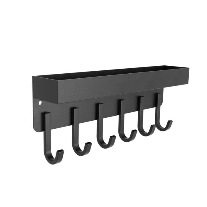 Magnetic Key Mail Holder for Wall Decorative with 6 Key Hooks BMA MKH1005 - Image 2