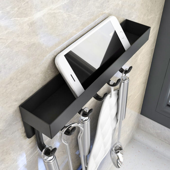 Magnetic Key Mail Holder for Wall Decorative with 6 Key Hooks BMA MKH1005