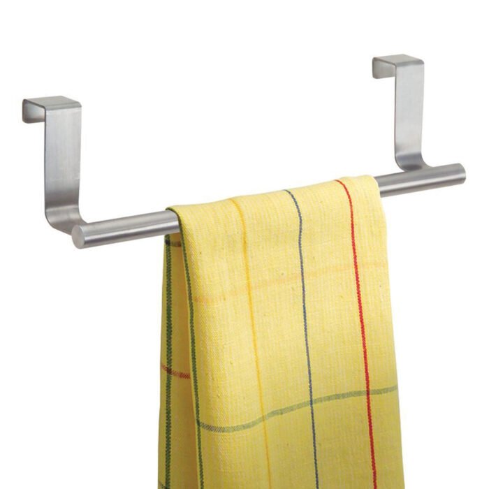 Stainless Steel Over Door Towel Rack Bar Holders for Universal Fit on Over Cabinet Cupboard Doors BMA PH121 PH122 - Image 2