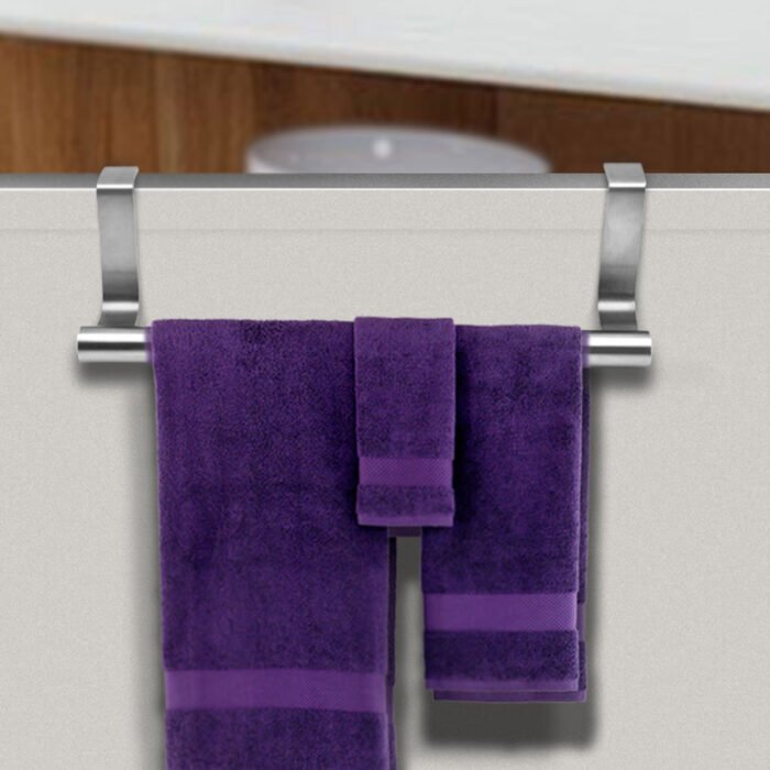Stainless Steel Over Door Towel Rack Bar Holders for Universal Fit on Over Cabinet Cupboard Doors BMA PH121 PH122 - Image 7