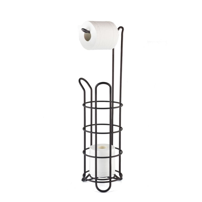Metal Wire Free-Standing Toilet Tissue Paper Roll Storage Shelf Bathroom Accessories BMA PH141 - Image 6
