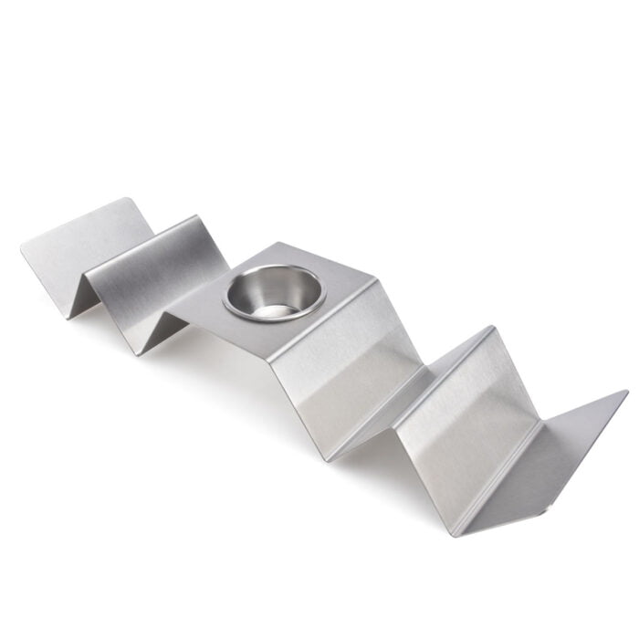 Stainless Steel taco holder with sauce dish BMA TH1104 - Image 3