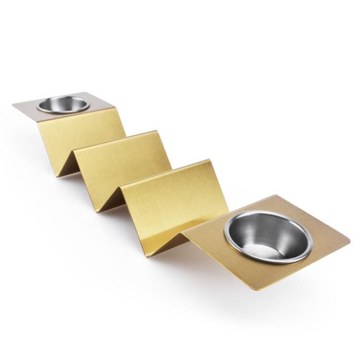 Stainless Steel taco holder with sauce dish BMA TH1105 - Image 5