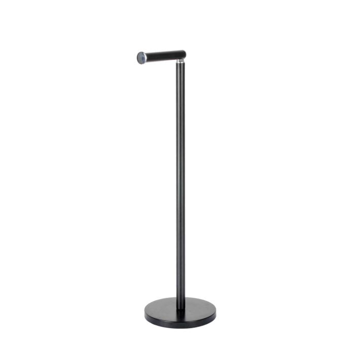 Matte Black Finished Color Standing Toilet Paper Holder Storage For Bathroom TH84 - Image 2