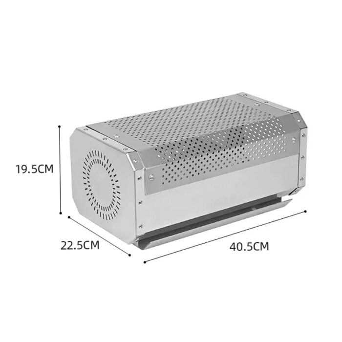 Stainless Steel Portable Fire Pit barbecue grill For Camping And Cooking 1BBQ2401 - Image 5