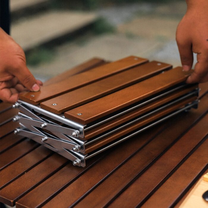 Folding Camping Table Portable Outdoor Tableware Rack 1BBQ2416 - Image 5