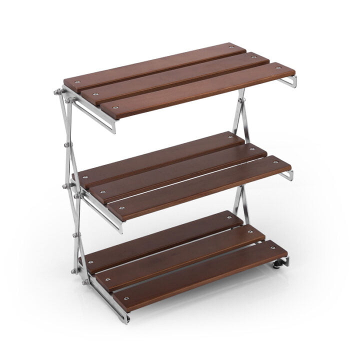 Folding Camping Table Portable Outdoor Tableware Rack 1BBQ2416 - Image 2