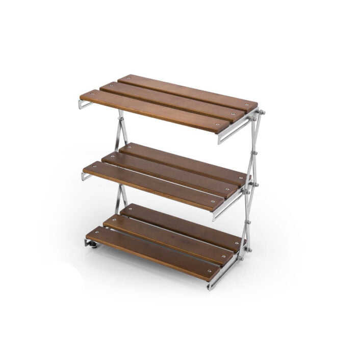 Folding Camping Table Portable Outdoor Tableware Rack 1BBQ2416 - Image 3
