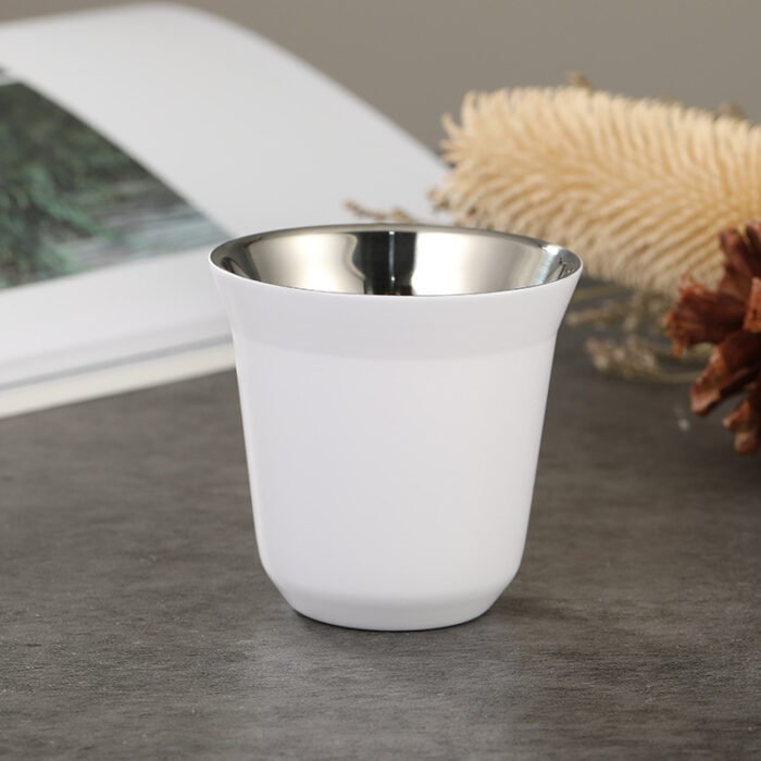 80ml Coffee Demitasse Cups Insulated Double Wall Stainless Steel Espresso Cup 1CP2309 - Image 7