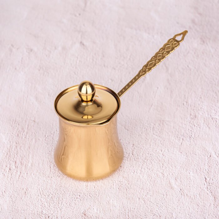 Arabic Coffee Maker Kettle Stainless Steel Turkish Coffee Pot with Lid 1CP2331 - Image 3