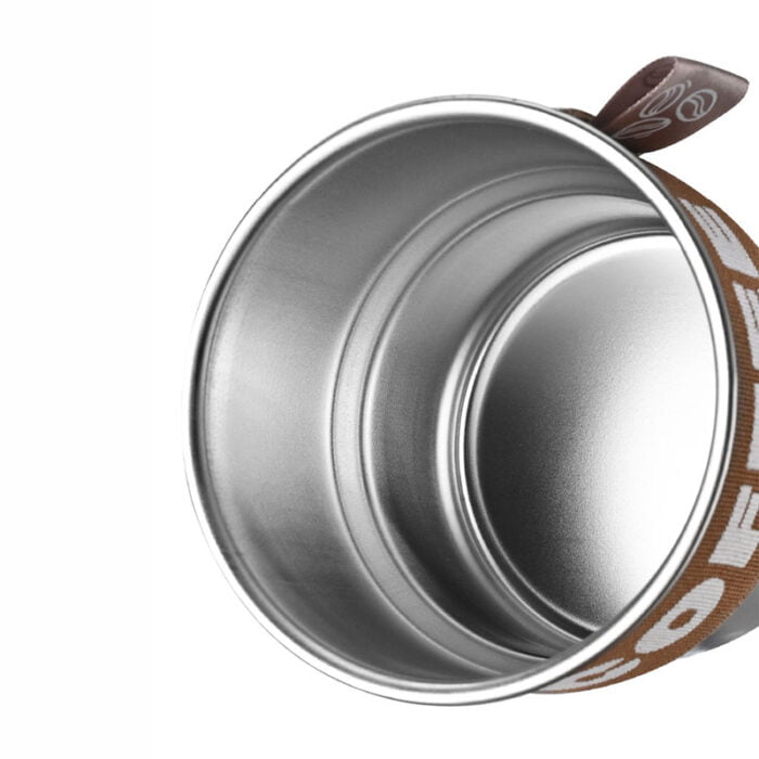 400ml 14oz Outdoor Traveler Coffee Cup Stainless Steel Mugs 1CP2332 - Image 4