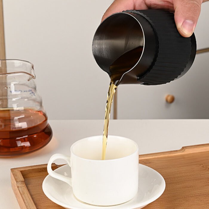 Heat insulation Art Latte Frothing Pitcher Milk Steaming Pitcher Handleless Milk Pitcher 1CP2336 - Image 6