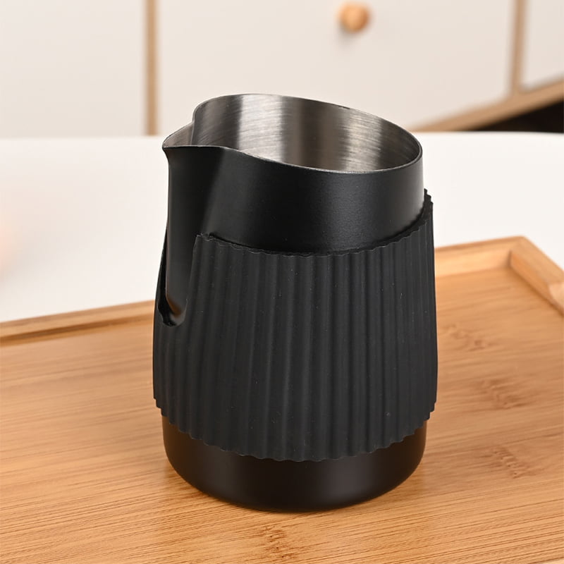 Heat insulation Art Latte Frothing Pitcher Milk Steaming Pitcher Handleless Milk Pitcher 1CP2336