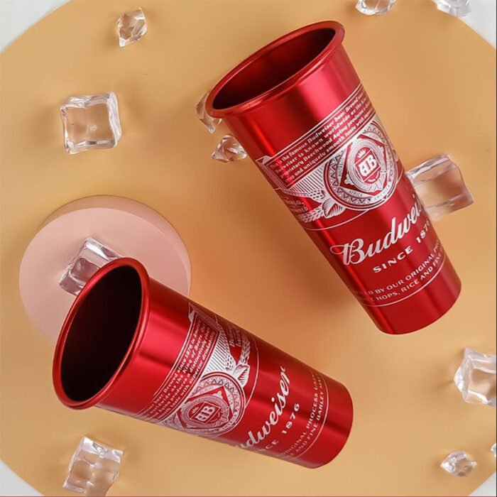 custom Aluminum Recyclable Beer Mug Cold-Drink Party Cups 1CP2338