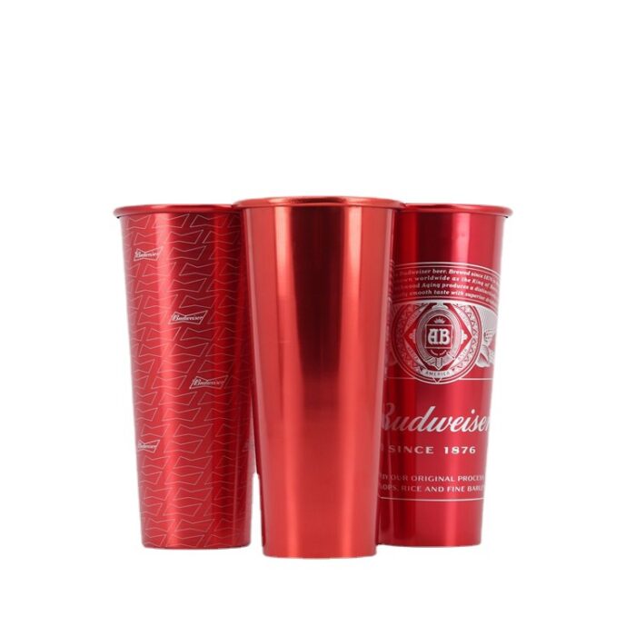 custom Aluminum Recyclable Beer Mug Cold-Drink Party Cups 1CP2338 - Image 2