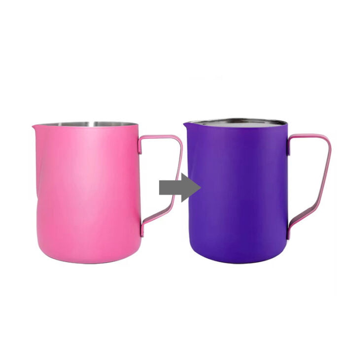 Color Changing Stainless Steel Coffee Milk Frothing Jug Milk Pitcher for Latte Art 1CP2339 - Image 3