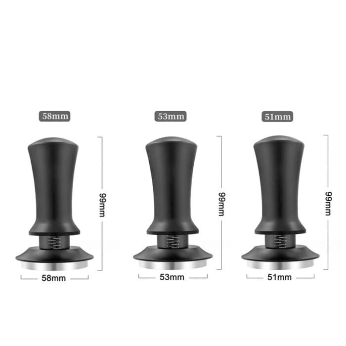 Flat Espresso Tamper Alibrated Spring Coffee Press for Espresso Coffee Machine 1CP2341 - Image 9