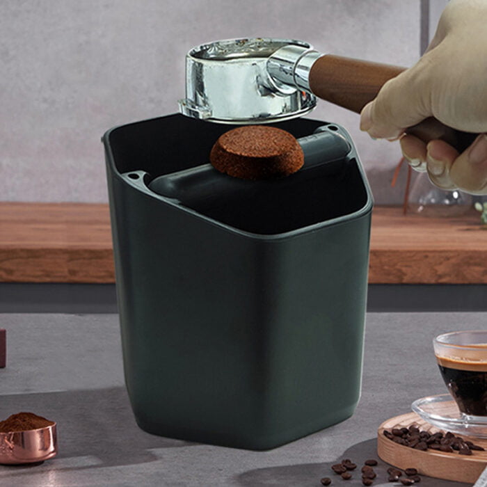 Non-Slip Removable Knock Bar Espresso Coffee Knock Box 1CP2343