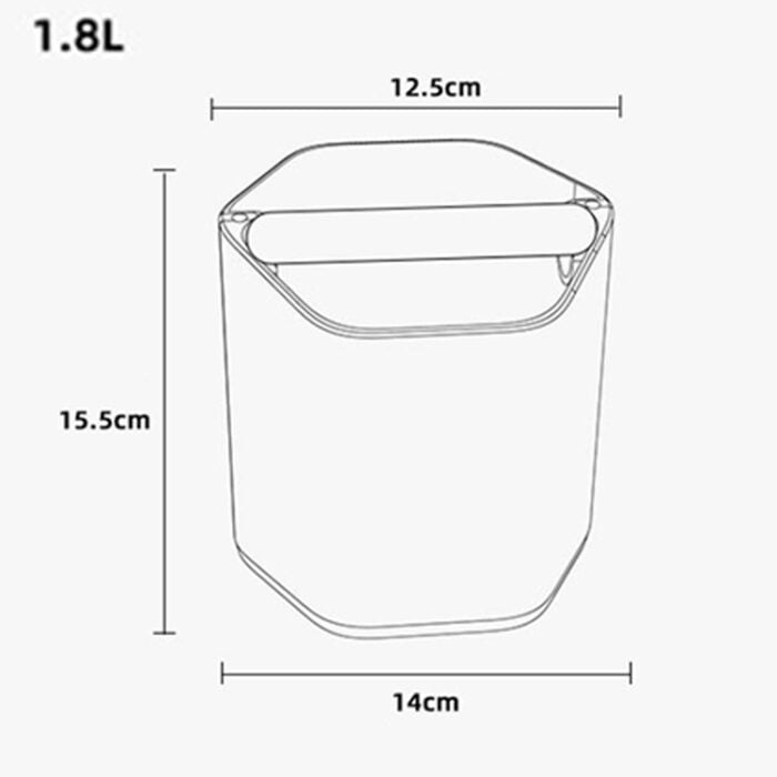 Non-Slip Removable Knock Bar Espresso Coffee Knock Box 1CP2343 - Image 8