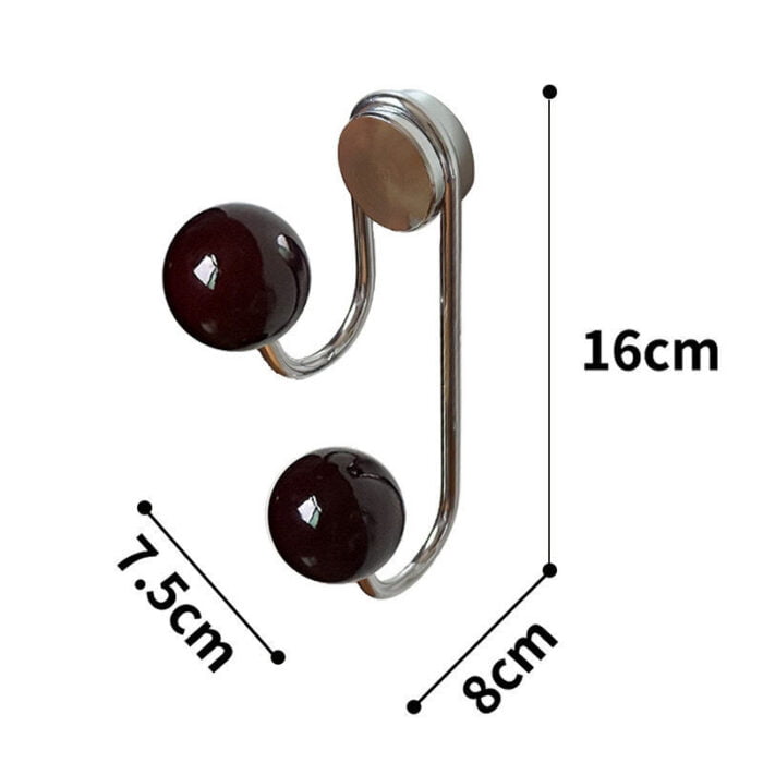 Wood and Metal Magnetic Hooks Coat Hooks for Refrigerator Home Kitchen Office 1HP2110 - Image 6