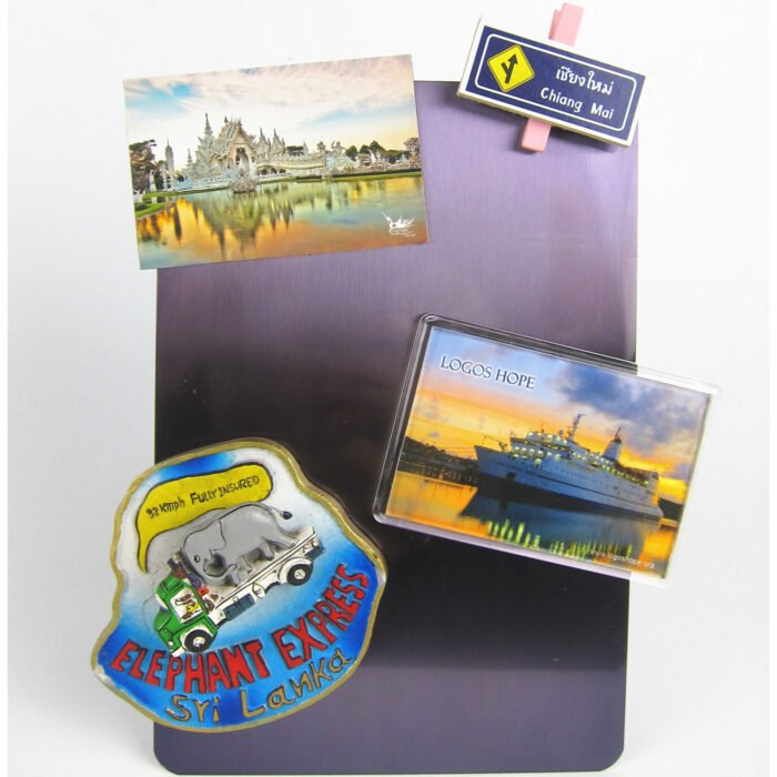 Magnetic Bulletin Board with Stand Small Dry Erase Memo Board Tabletop Metal Easel H863 H853 - Image 3