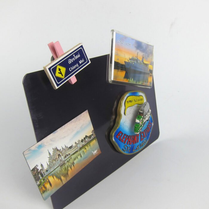 Magnetic Bulletin Board with Stand Small Dry Erase Memo Board Tabletop Metal Easel H863 H853 - Image 5