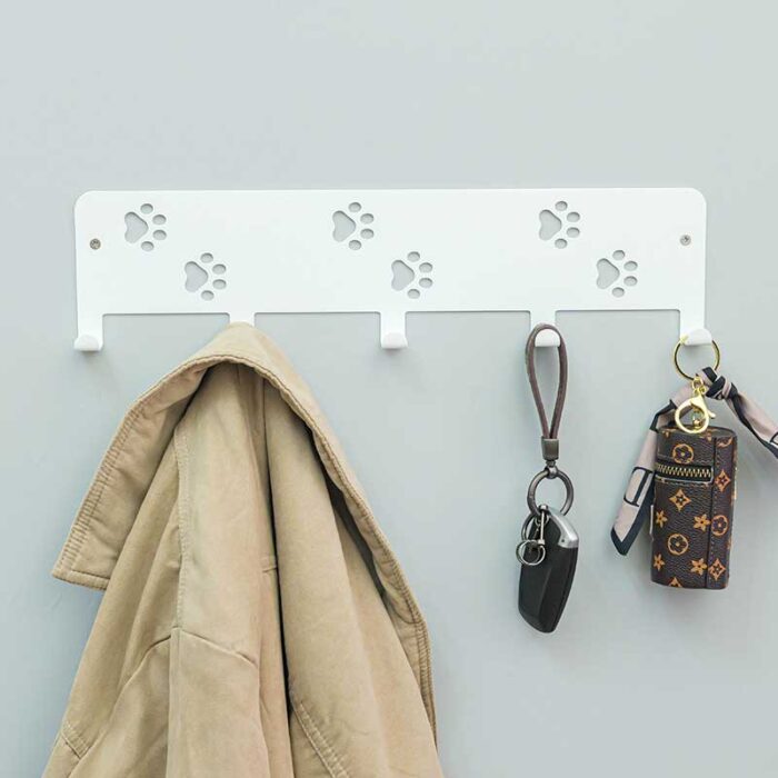 Metal Wall Hooks Openwork Pattern Cat Cartoon Children Coat Hanger H702 - Image 4