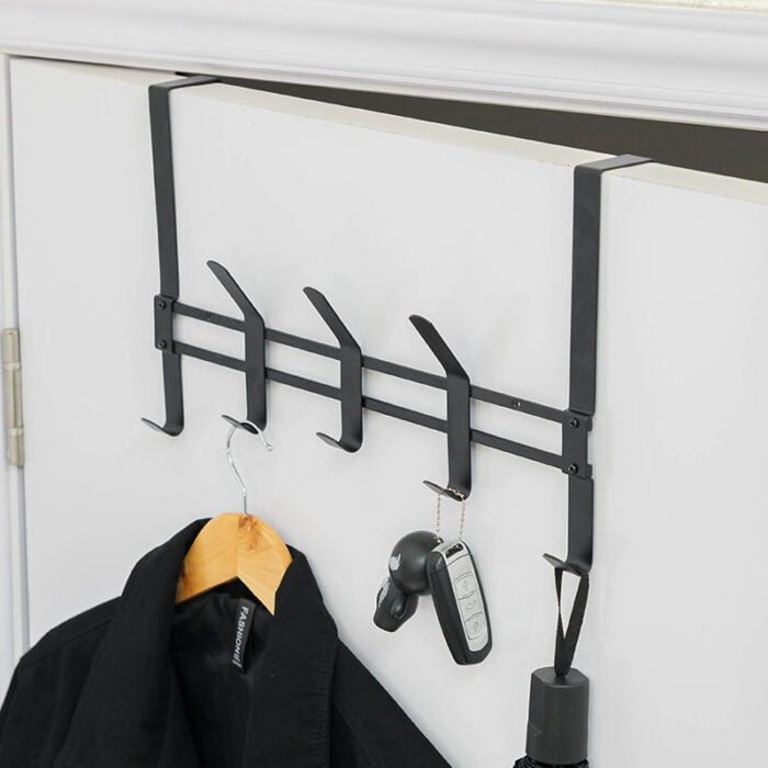 Dual-use Coat Rack Door Hooks and Wall Mounted Hat Clothes Hook H982-5 - Image 6
