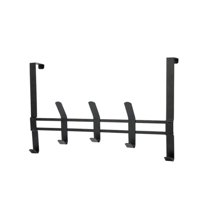 Dual-use Coat Rack Door Hooks and Wall Mounted Hat Clothes Hook H982-5 - Image 2