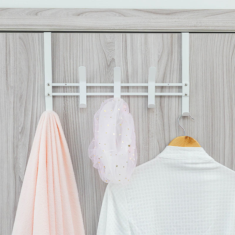Dual-use Coat Rack Door Hooks and Wall Mounted Hat Clothes Hook H982-5