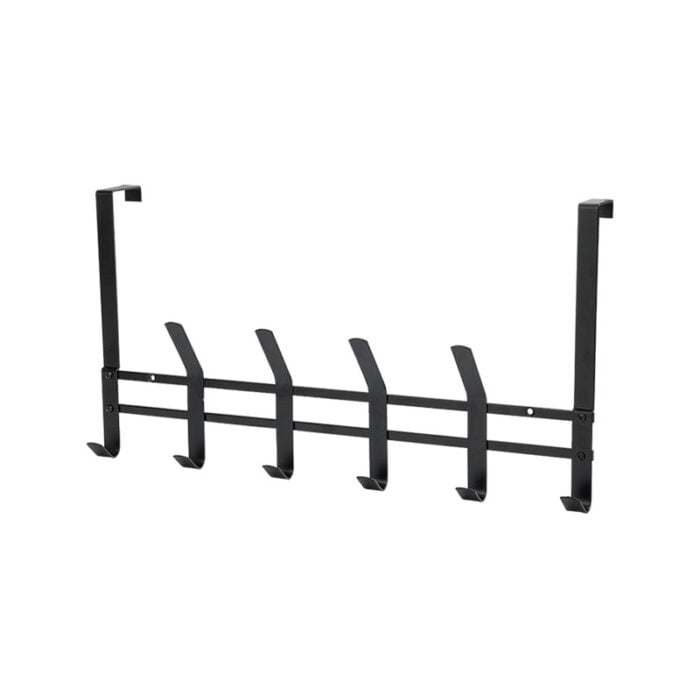 Over Door and Wall Mounted Coat Rack Dual-use Hat Clothes Hook H983-6 - Image 2