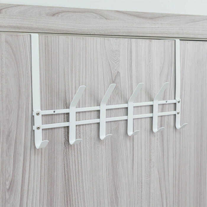 Over Door and Wall Mounted Coat Rack Dual-use Hat Clothes Hook H983-6 - Image 6
