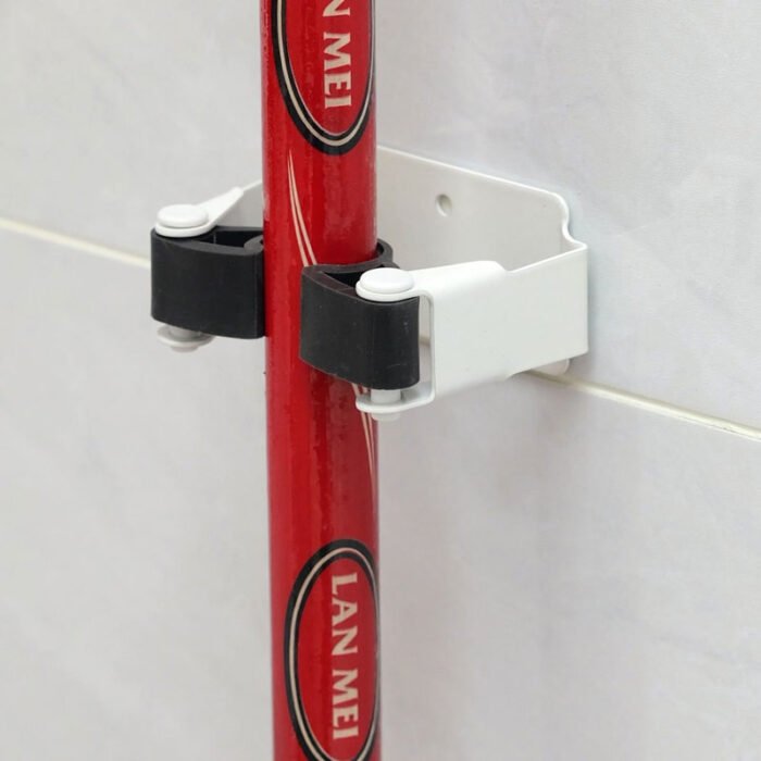 Broom Holder Mop Hanger Wall Mount Metal Organization Garage Storage KC331 - Image 5