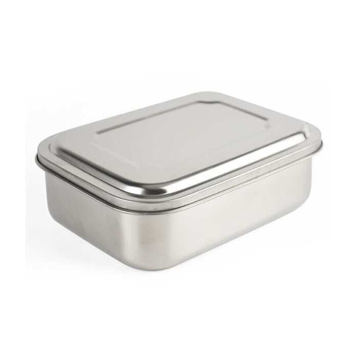 Stainless Steel Lunch Container Metal Bento Box Dishwasher Safe with Lid LB11 - Image 2