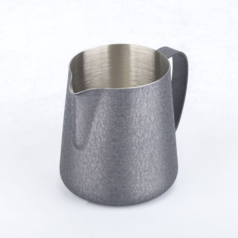 350ml Stainless Steel Milk Pitcher with Cappuccino Latte Art Milk Frother Cup MP01-2