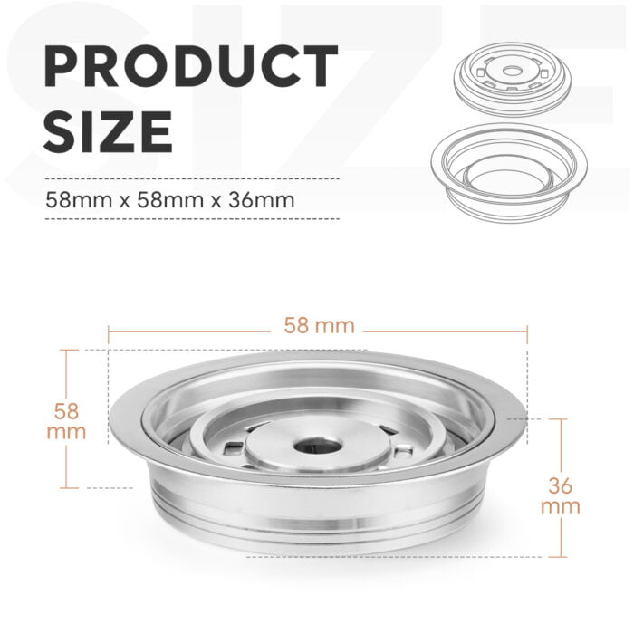 Refillable Coffee Capsule Converter Adapter Stainless Steel Original to Dolce Gusto SSCP05 - Image 5